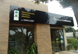 Fachada em ACM com Iluminaão Interna