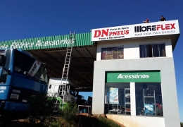 Fachada em ACM Adesivado